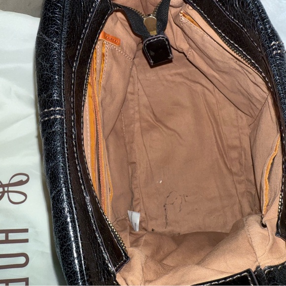 HOBO Classic Black Leather Shoulder Bag - Picture 9 of 10